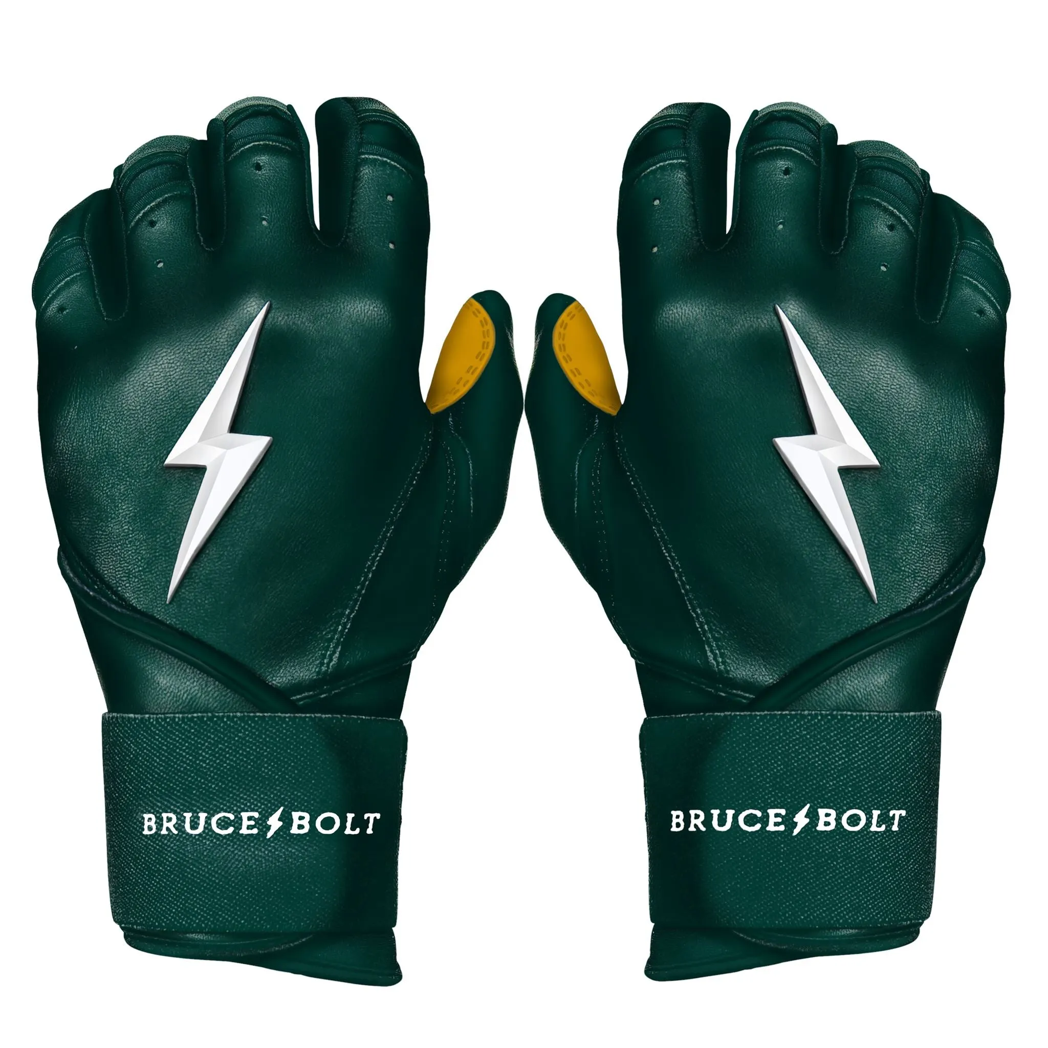 PREMIUM PRO Long Cuff Batting Gloves | GREEN