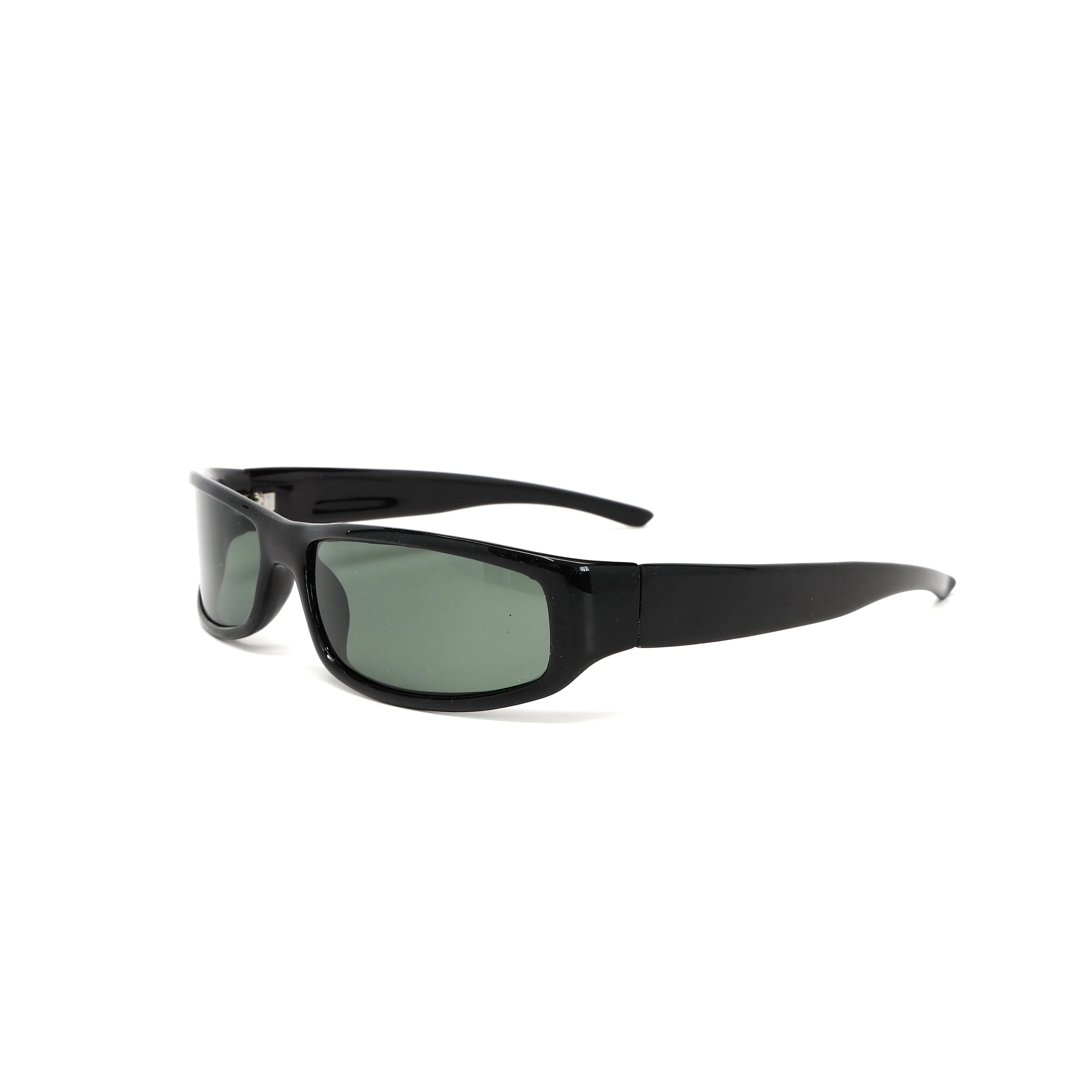 Prototype 6 Y2k Mod Deadstock Wraparound Visor Sunglasses - Black