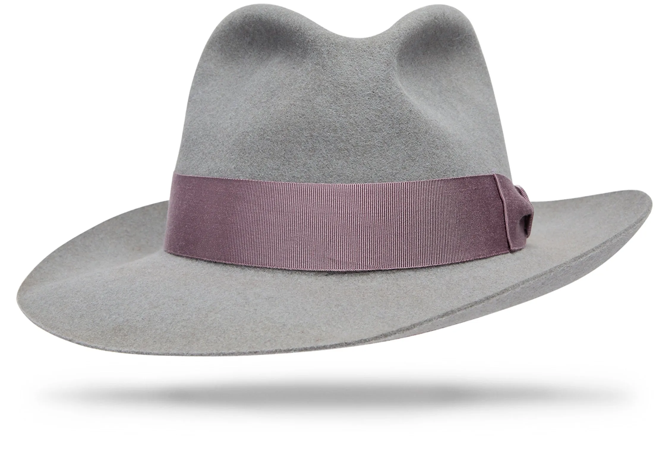 Pure Grey Felt Fedora