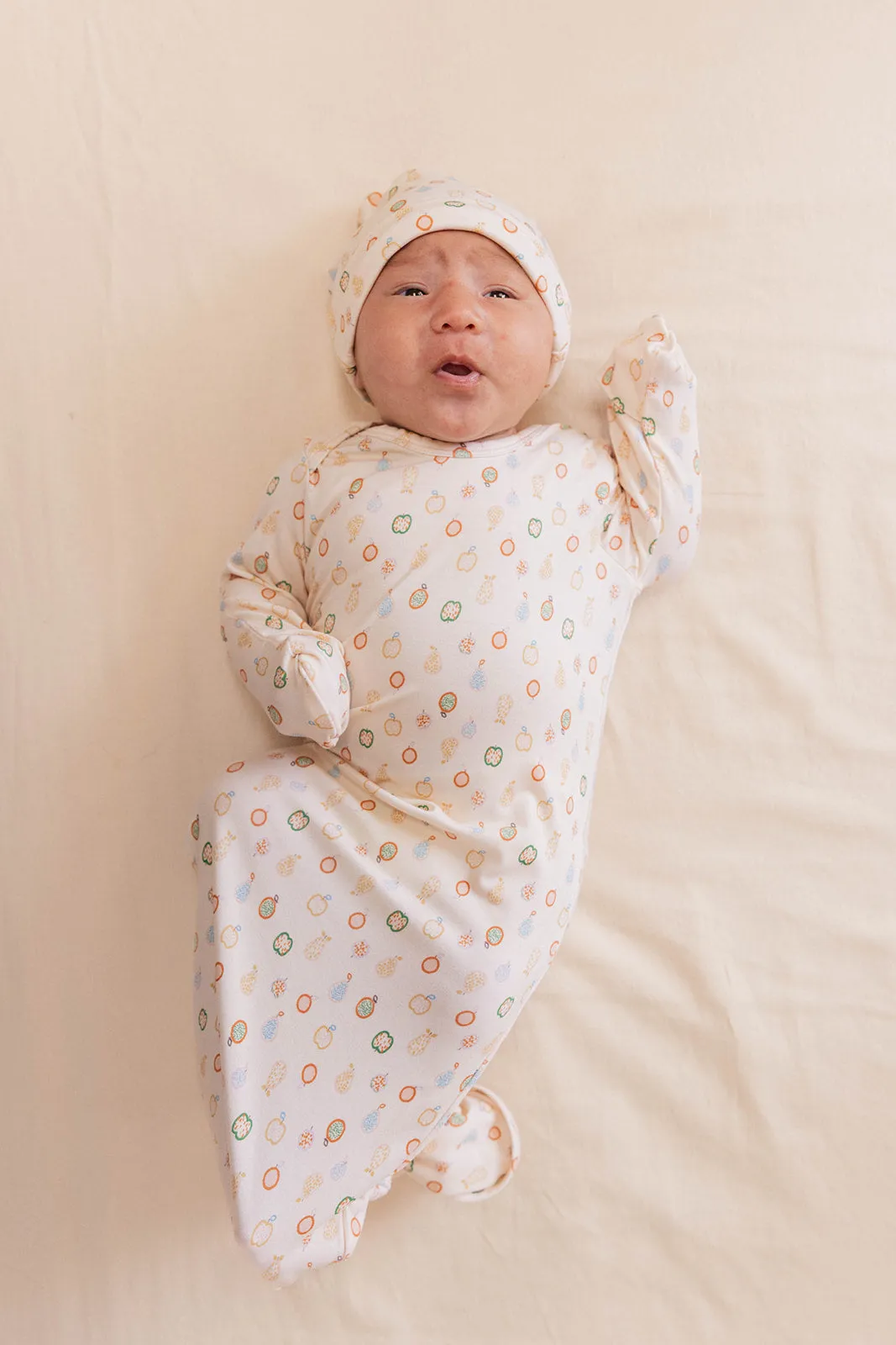 Quincy - CloudBlend™ Sleep Gown   Hat Set