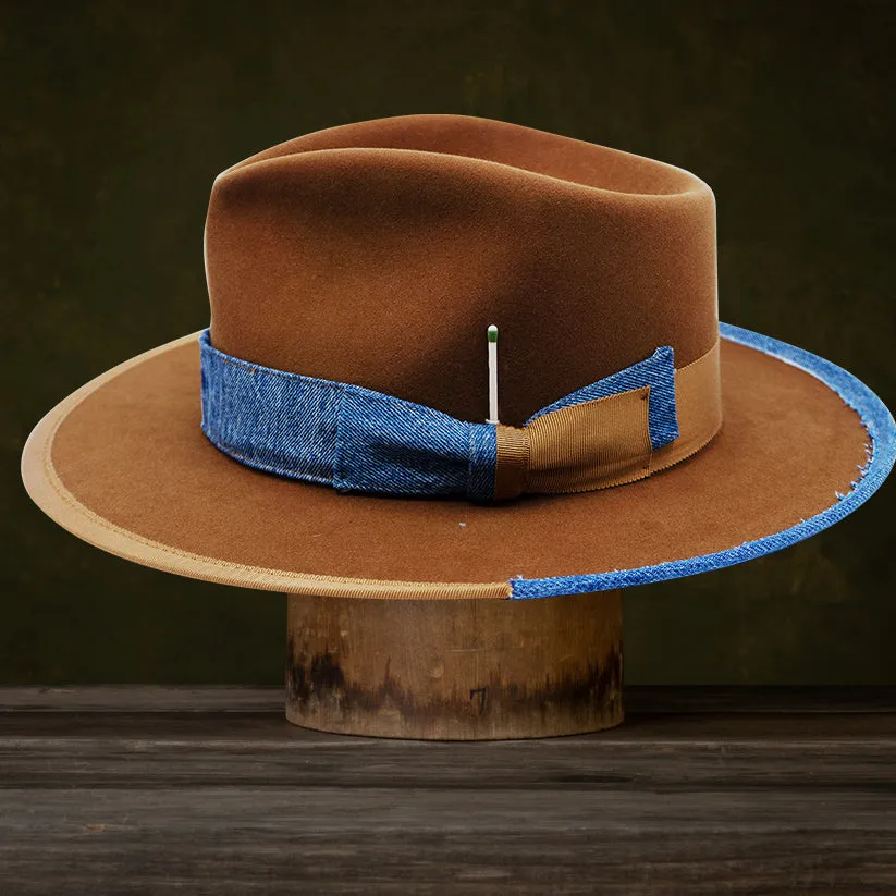 Raven Felt Fedora In Camel