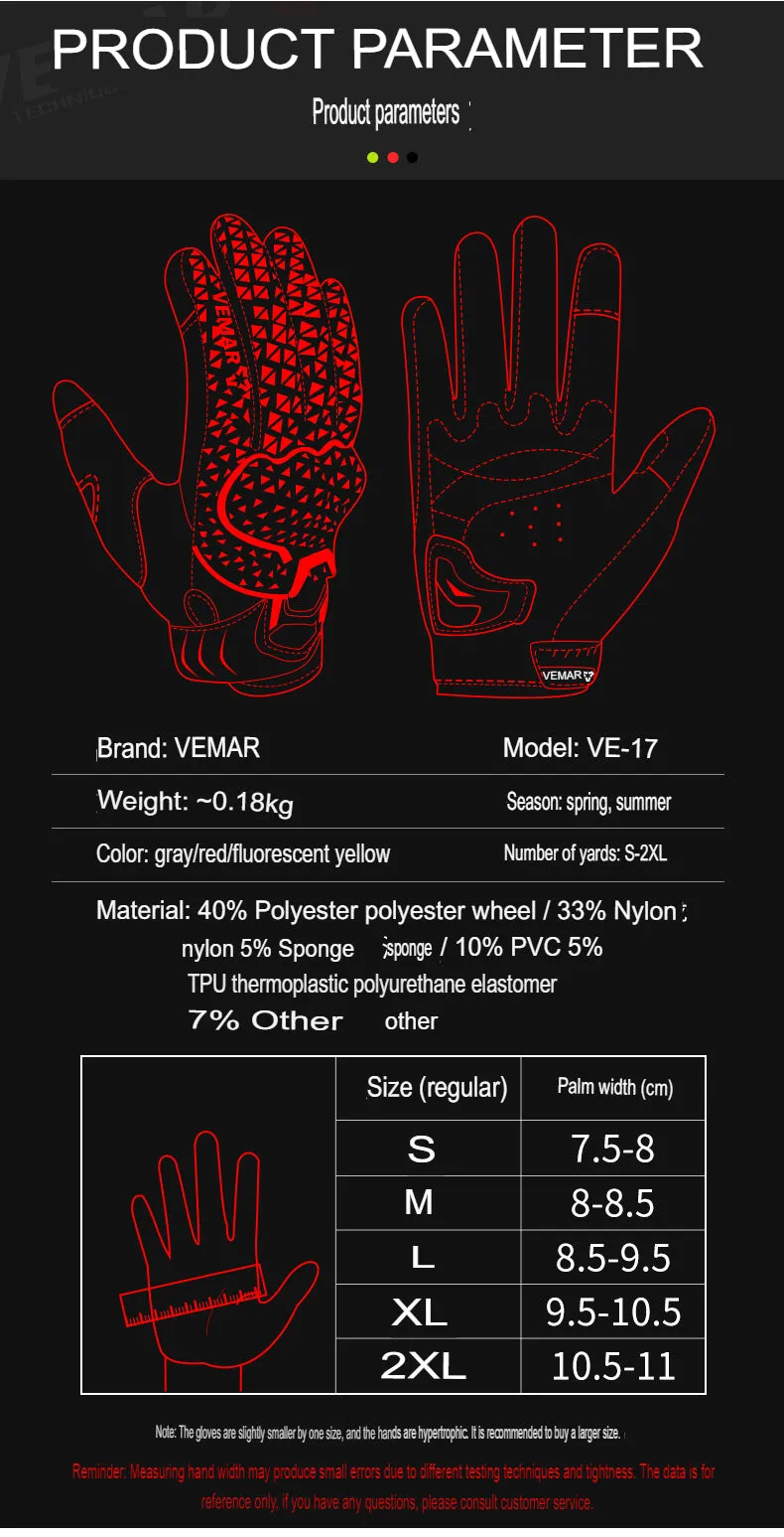 Spring And Summer Motorcycle Riding Gloves For Men And Women, Tpu Protective Shell, Anti-Fall, Breathable, Four-Season Equipment For Motorcycle Riders