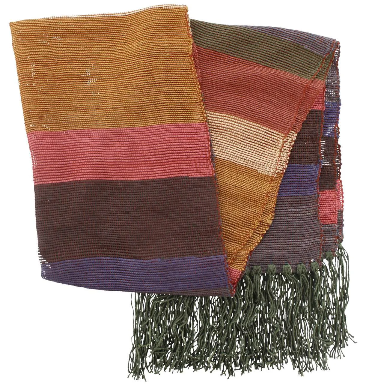 Striped Pure Bamboo Scarf 42 in x 200 in