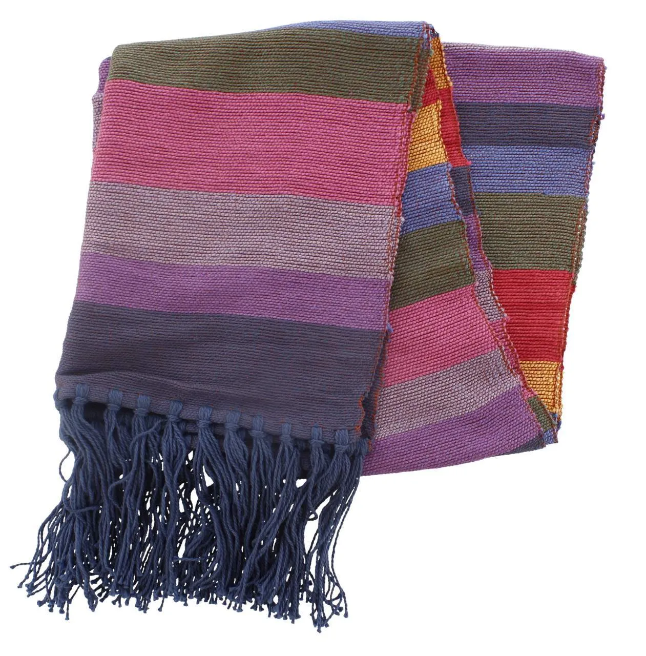 Striped Pure Bamboo Scarf 42 in x 200 in