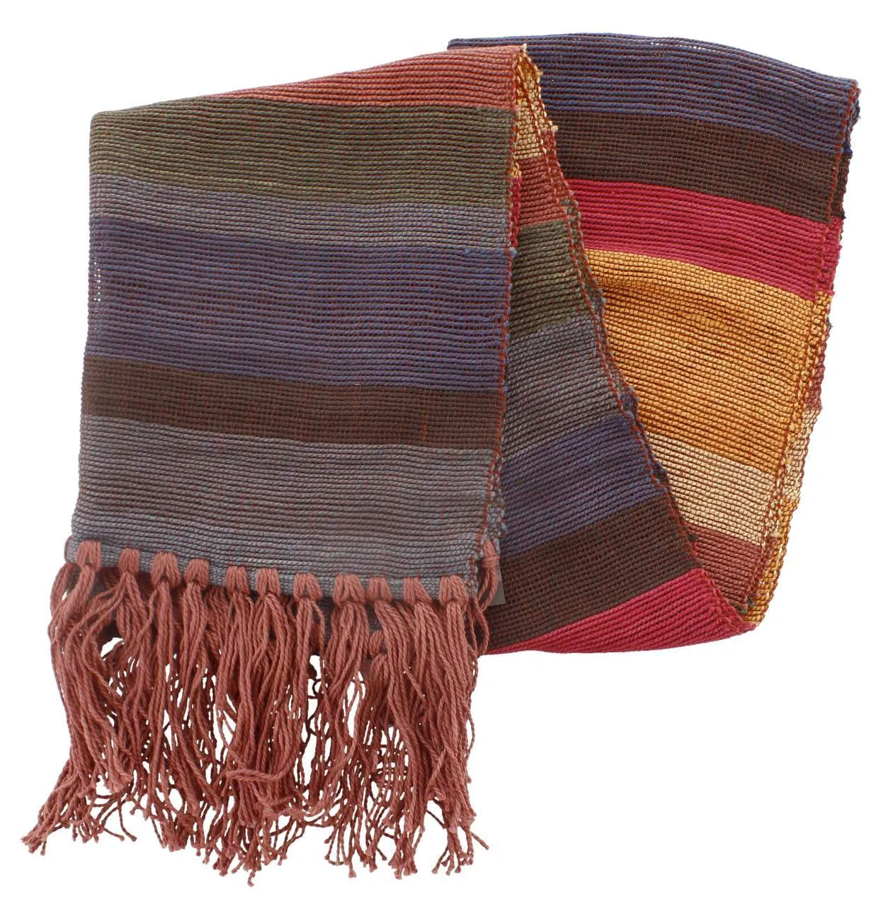 Striped Pure Bamboo Scarf 42 in x 200 in