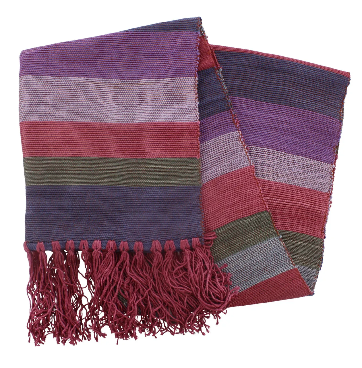 Striped Pure Bamboo Scarf 42 in x 200 in