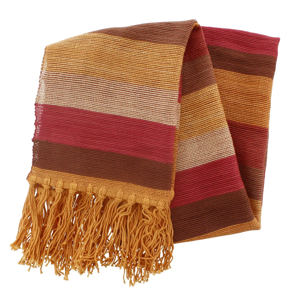 Striped Pure Bamboo Scarf 42 in x 200 in