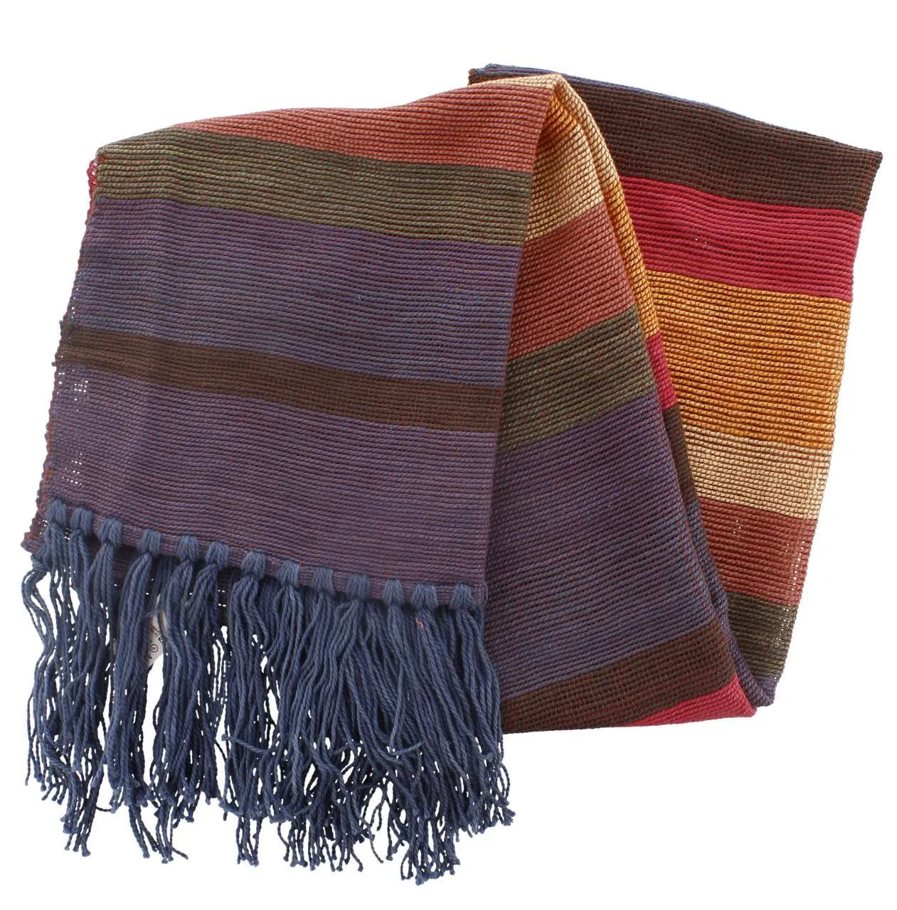 Striped Pure Bamboo Scarf 42 in x 200 in