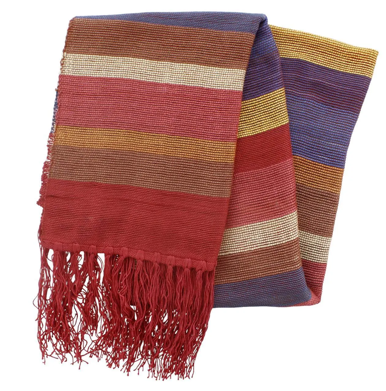 Striped Pure Bamboo Scarf 42 in x 200 in