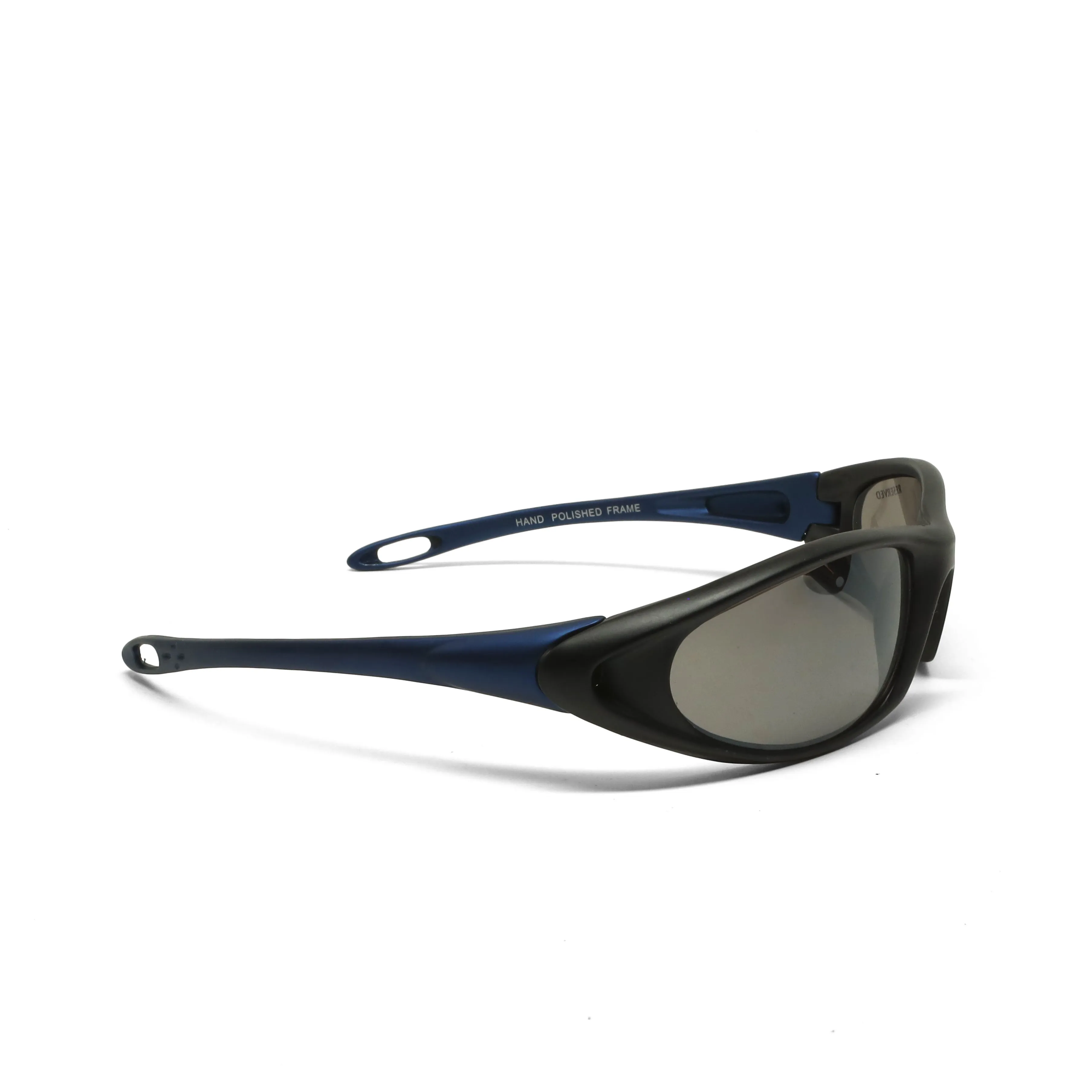 //Style X826// Prototype 5 X-Ray Deadstock Two Tone Wraparound Visor Sunglasses - Blue