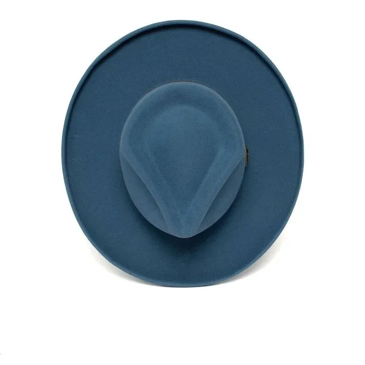 Suave Wide Brim Felt Fedora