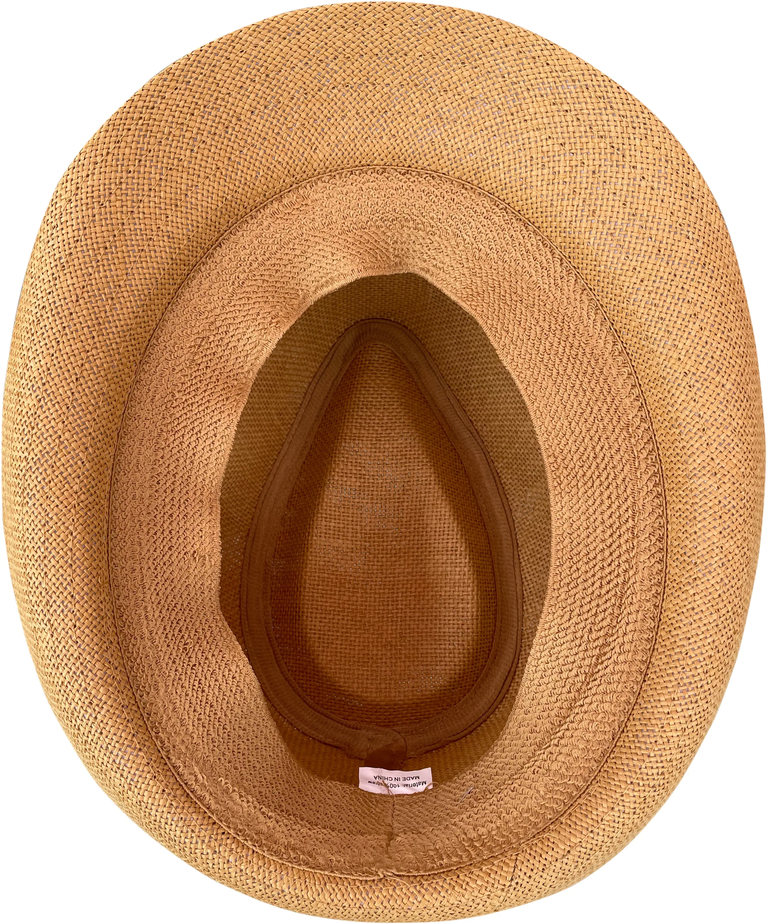 Tan Fedora Red Green Band For Men & Women