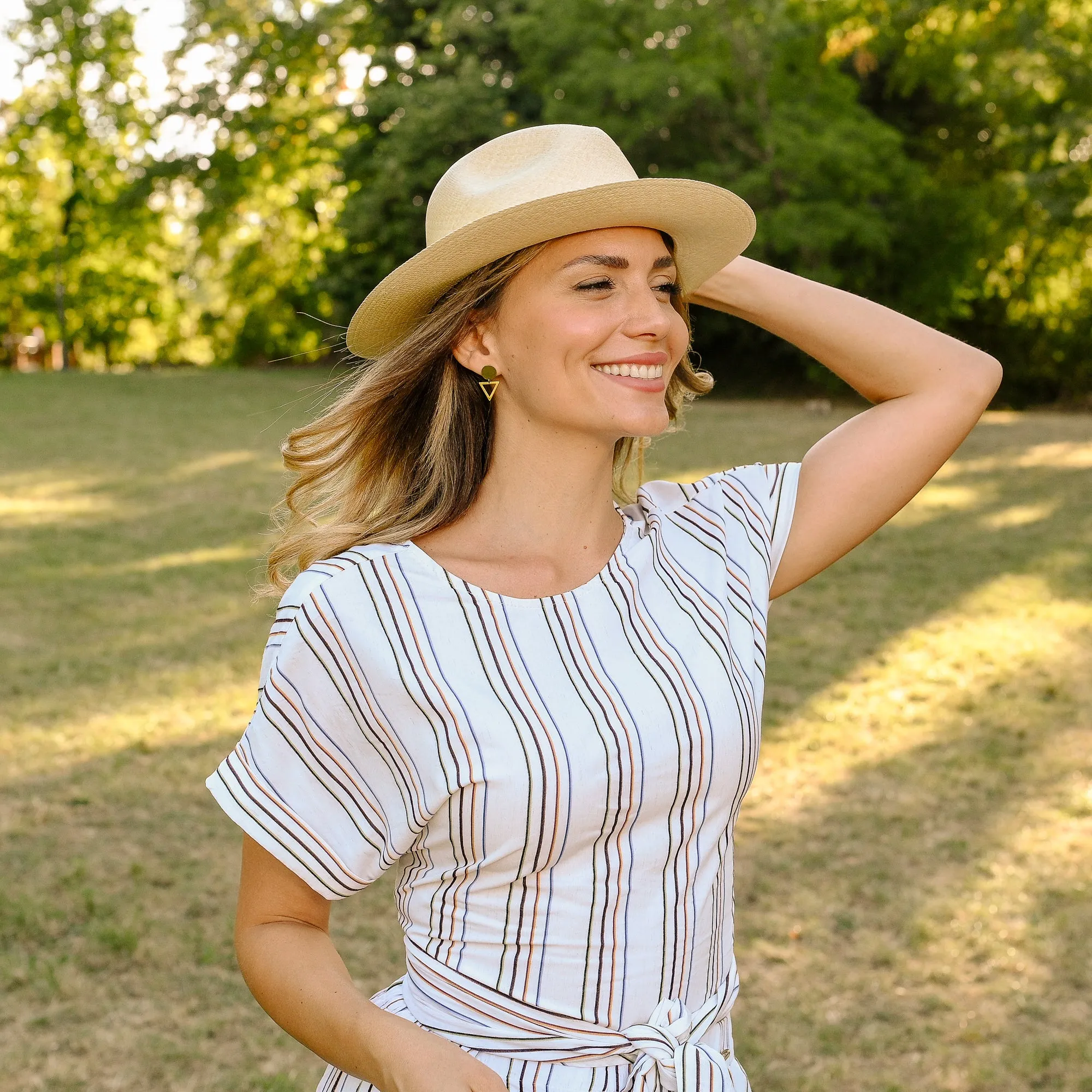 The Herring - Ladies Fedora Panama (Natural)