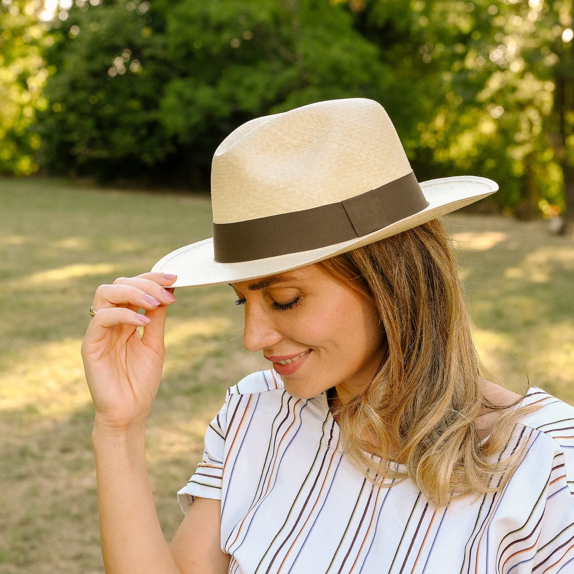 The Herring - Ladies Fedora Panama (Natural)