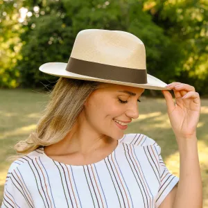 The Herring - Ladies Fedora Panama (Natural)