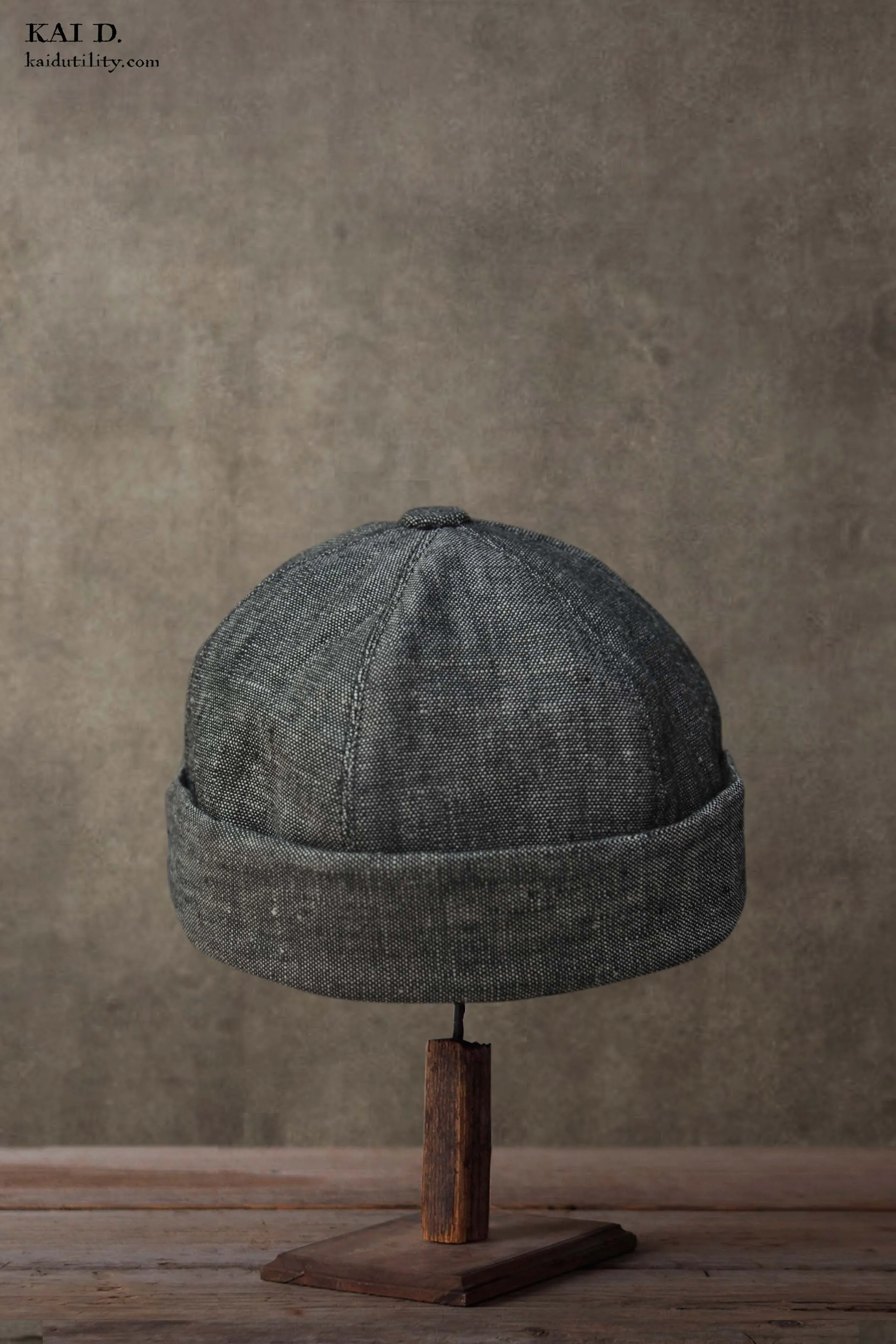 Watch Cap - Oxford Linen - Grey - M