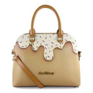 White Sprinkle Bowler Bag