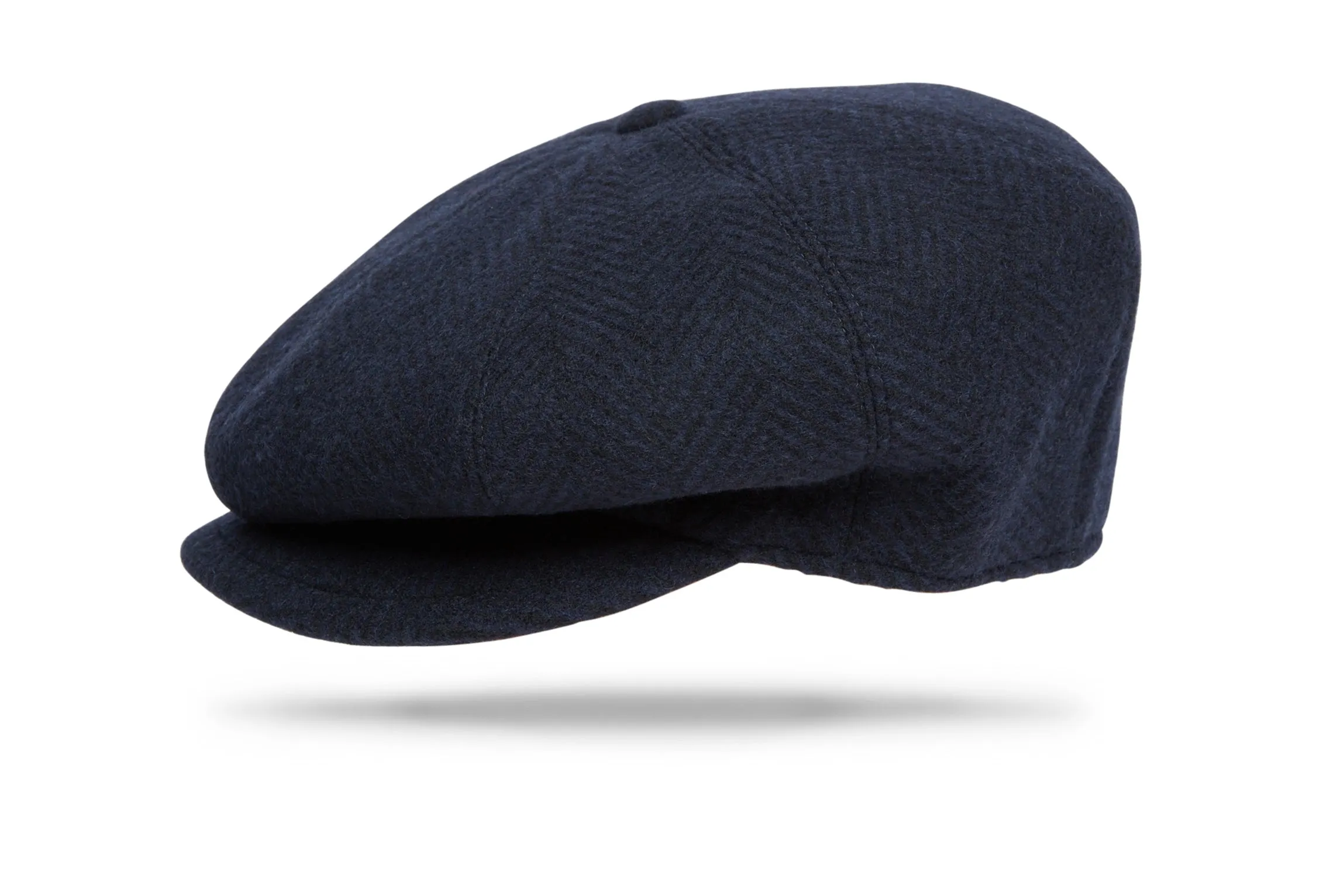 Wool Apple Jack - Midnight Herringbone W