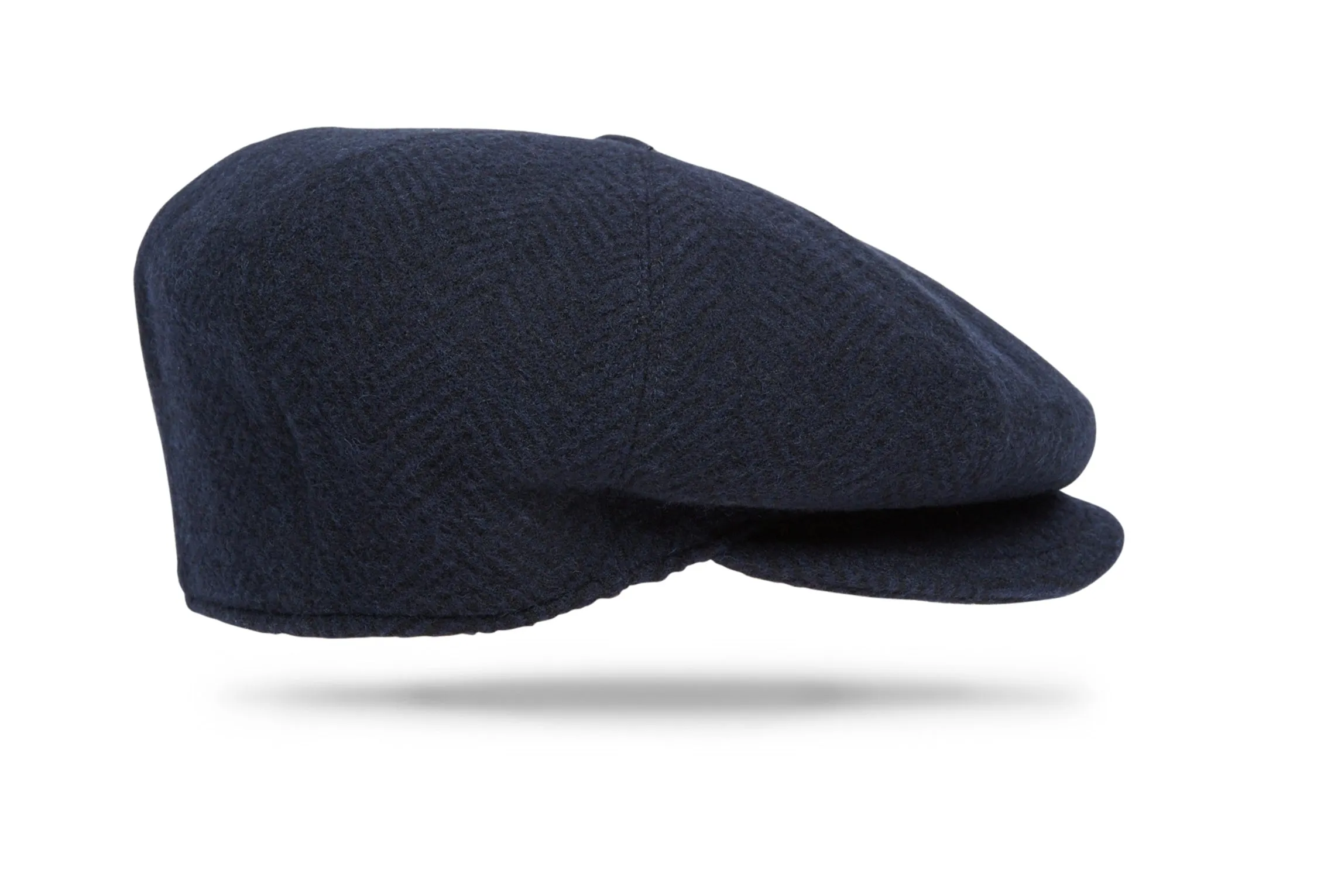 Wool Apple Jack - Midnight Herringbone W