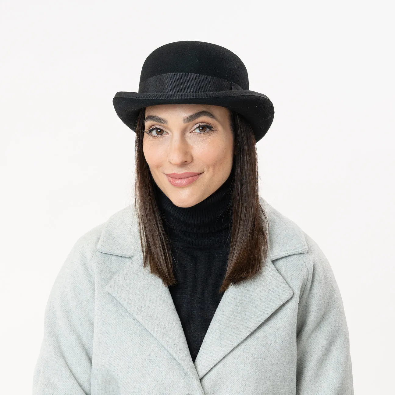 Wool Felt Bowler Fedora Hat