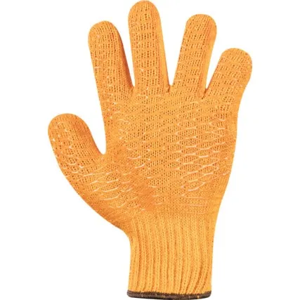 Yellow Criss - Cross Glove