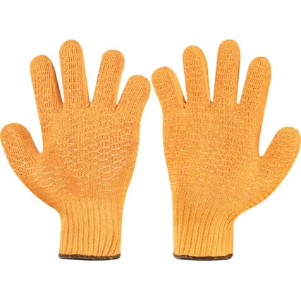 Yellow Criss - Cross Glove